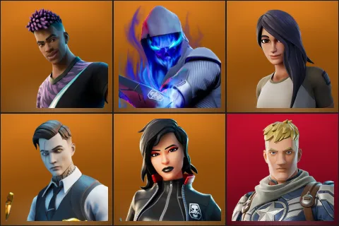 Fade, Fusion, Gear Specialist Maya, Midas, Sorana, Captain Jones
