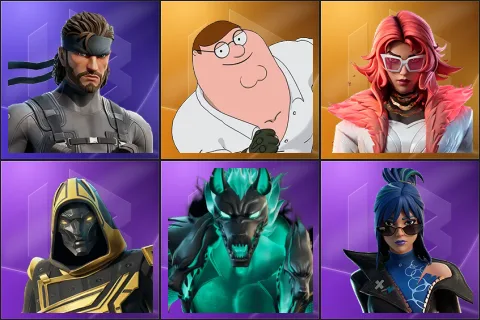 Solid Snake, Peter Griffin, Valeria, Blitz Knight, Cerberus, Hope