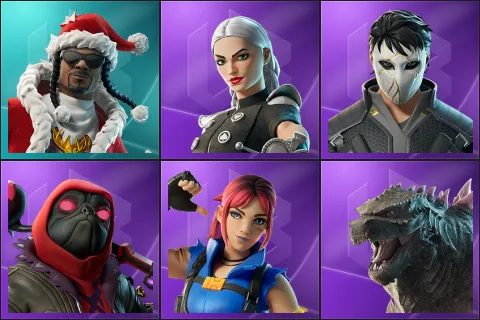 Santa Dogg, Cassidy Quinn, Daigo, Dark Doggo, Explorer Emilie, Godzilla Evolved