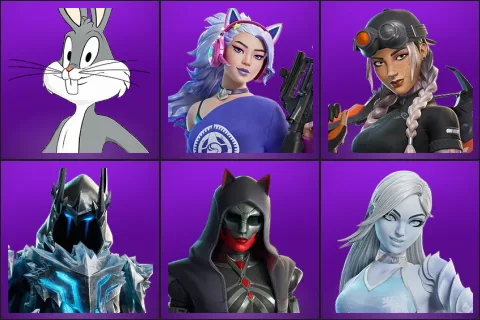 Bugs Bunny, Dasha, Elite Jules, Exalted Ice King, Felina, Lady Windfrost