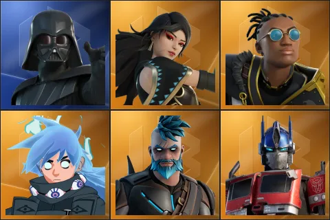 Darth Vader, Era, Malik, Nezumi, Omegarok, Optimus Prime