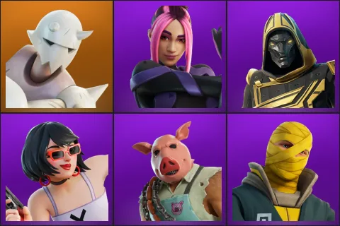 Snap, Adira, Blitz Knight, Evie, Pig the Butcher, Stormfarer