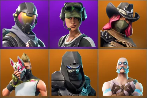 Rogue Agent, Trailblazer, Calamity, Drift, Enforcer, Ragnarok
