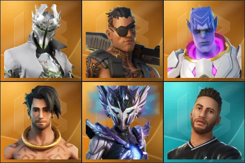 Rogue Spider Knight, Joey, Kymera, Raz, Spire Assassin, Neymar Jr