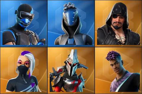 Fixer, Sultura, Blackheart, Catalyst, Eternal Knight, Fade