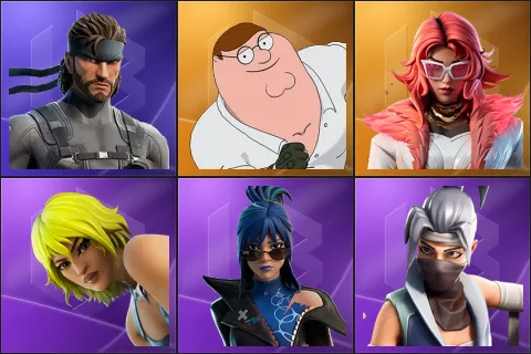 Solid Snake, Peter Griffin, Valeria, Hana, Hope, Kuno