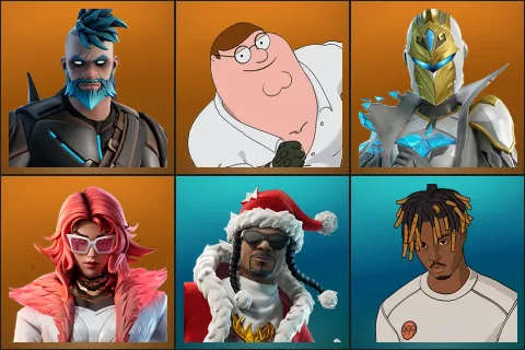 Omegarok, Peter Griffin, Spectra Knight, Valeria, Santa Dogg, Slayer Juice WRLD