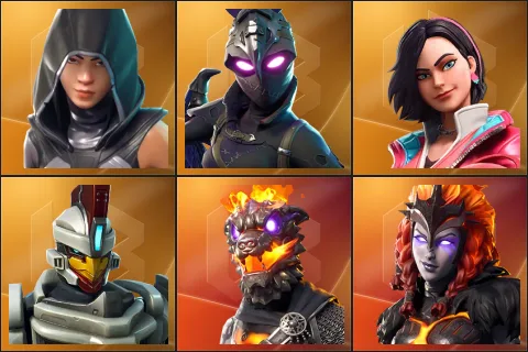 Fate, Ravage, Rox, Sentinel, Molten Battle Hound, Molten Valkyrie