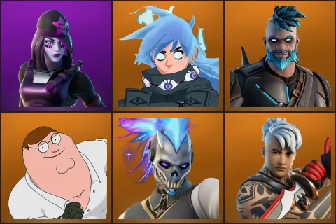 Dark Skully, Nezumi, Omegarok, Peter Griffin, Renzo the Destroyer, Ronin