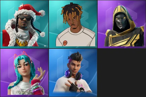 Santa Dogg, Slayer Juice WRLD, Blitz Knight, Katalina, Chord Kahele