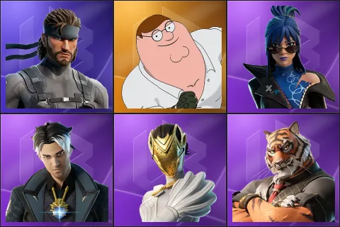 Solid Snake, Peter Griffin, Hope, Montague, Nisha, Oscar