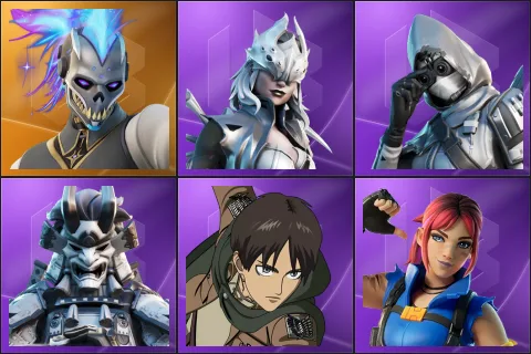 Renzo the Destroyer, Corrupted Arachne, Corrupted Insight, Corrupted Shogun, Eren Jaeger, Explorer Emilie