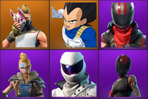 Drift, Vegeta, Burnout, Huntress, Overtaker, Redline