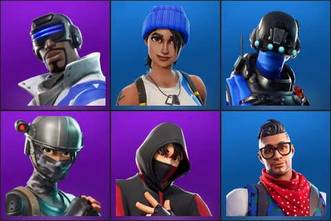 Blue Striker, Blue Team Leader, Carbon Commando, Elite Agent, IKONIK, Prodigy