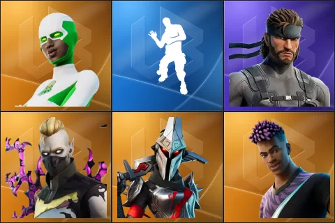 Backlash, Laugh It Up, Solid Snake, Driftwalker, Eternal Knight, Fade