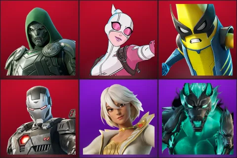 Doom, Gwenpool, Peelverine, War Machine, Aphrodite, Cerberus