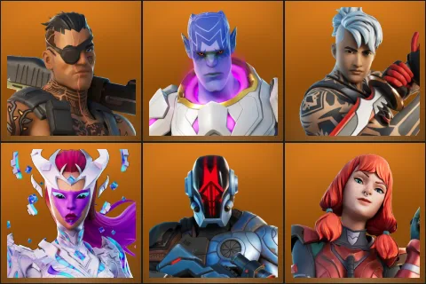 Joey, Kymera, Ronin, The Cube Queen, The Foundation, The Imagined