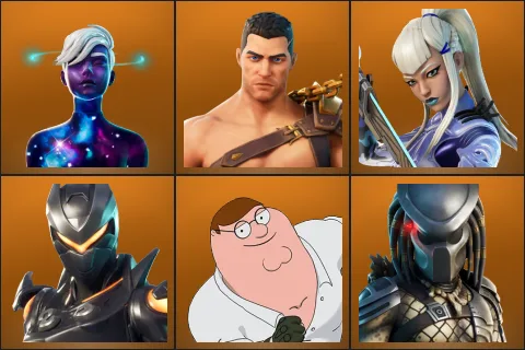 Galaxy Scout, Menace, Mizuki, Oblivion, Peter Griffin, Predator