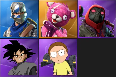 Blue Squire, Cuddle Team Leader, Dark Doggo, Goku Black, Mecha Morty