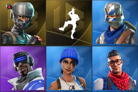Elite Agent, Take The L, Blue Squire, Blue Striker, Blue Team Leader, Prodigy
