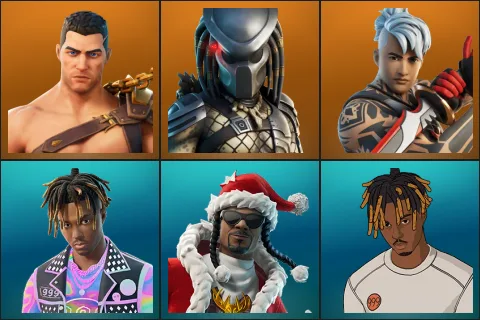Menace, Predator, Ronin, Juice WRLD, Santa Dogg, Slayer Juice WRLD