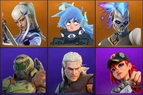 Mizuki, Nezumi, Renzo the Destroyer, Doom Slayer, Geralt of Rivia, Dusty