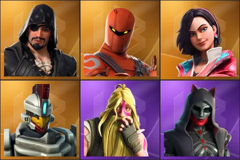 Blackheart, Hybrid, Rox, Sentinel, Bunker Jonesy, Felina