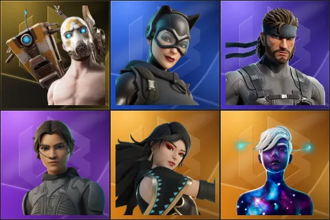 Psycho Bandit, Catwoman Zero, Solid Snake, Chani, Era, Galaxy Scout