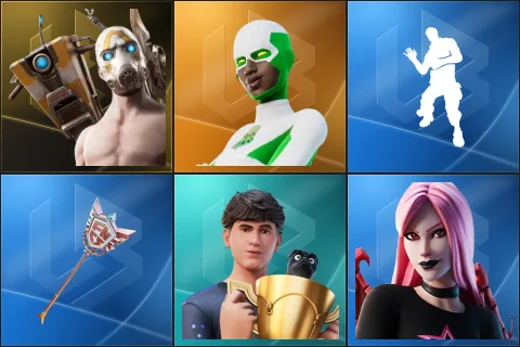 Psycho Bandit, Backlash, Laugh It Up, The Axe of Champions 2.0, Bugha, Haze