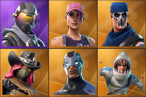 Rogue Agent, Rose Team Leader, Warpaint, Calamity, Carbide, Chomp Sr.