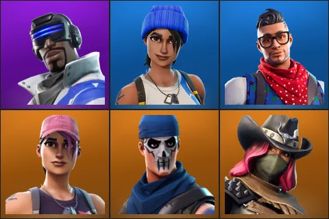 Blue Striker, Blue Team Leader, Prodigy, Rose Team Leader, Warpaint, Calamity
