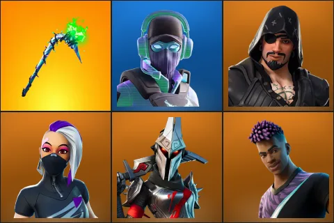 Merry Mint Axe, Breakpoint, Blackheart, Catalyst, Eternal Knight, Fade