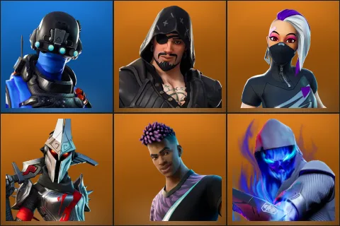 Carbon Commando, Blackheart, Catalyst, Eternal Knight, Fade, Fusion