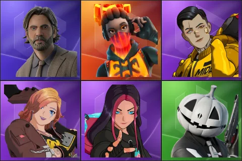 Alan Wake, Tectonic Komplex, Golden Gear Midas, Ready Penny, Ricochet Rox, Jack O'Sassin