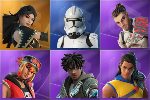 Era, Clone Trooper, Relik, Rian, Trace, Trailblazer Tai