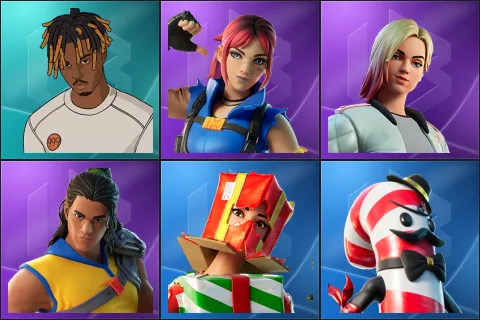 Slayer Juice WRLD, Explorer Emilie, Jackie, Trailblazer Tai, Holiday Boxy, Mr. Dappermint