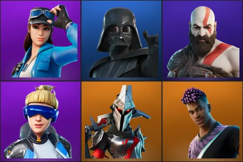 Cloud Striker, Darth Vader, Kratos, Neo Versa, Eternal Knight, Fade