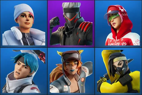 Blizzard Bomber, Shinji, Arctic Adeline, Jun-Hwan, Lina Scorch, Min-joon