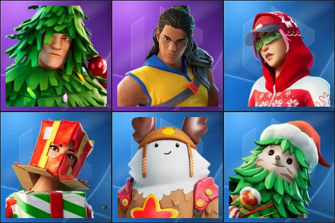 Lt. Evergreen, Trailblazer Tai, Arctic Adeline, Holiday Boxy, Sled Ready Guff, Winterfest Bushranger