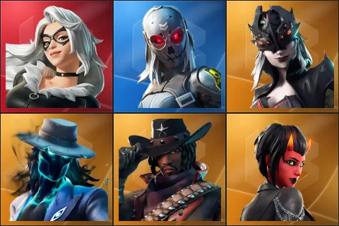 Black Cat, Zadie, Arachne, Deadeye, Deadfire, Malice