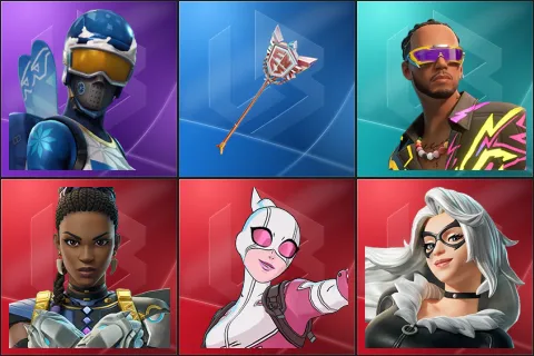 Mogul Master, The Axe of Champions 2.0, Lewis Hamilton, Shuri, Gwenpool, Black Cat