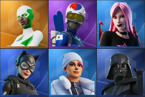 Backlash, Mogul Master (KOR), Haze, Catwoman Zero, Blizzard Bomber, Darth Vader