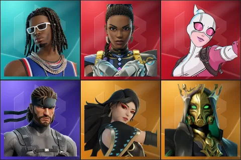Playboi Carti, Shuri, Gwenpool, Solid Snake, Era, Hades
