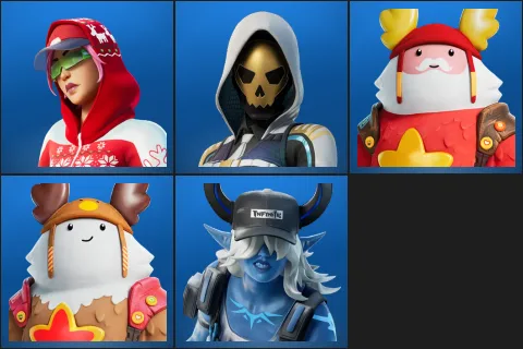Arctic Adeline, Gold Blooded Ace, Guff Gringle, Sled Ready Guff, Underworld Desdemona