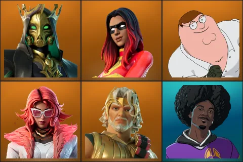 Hades, Joltara, Peter Griffin, Valeria, Zeus, LBC '93 Dogg