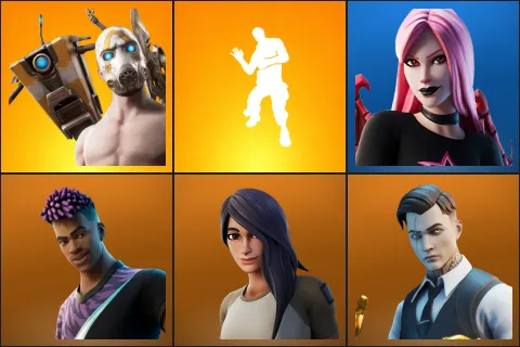 Psycho Bandit, Laugh It Up, Haze, Fade, Gear Specialist Maya, Midas
