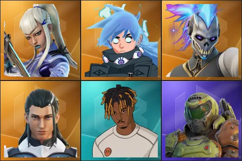 Mizuki, Nezumi, Renzo the Destroyer, The Ageless, Slayer Juice WRLD, Doom Slayer
