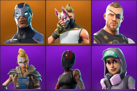 Carbide, Drift, Battlehawk, Huntress, Redline, Teknique