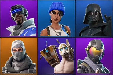 Blue Striker, Blue Team Leader, Darth Vader, Havoc, Psycho Bandit, Rogue Agent