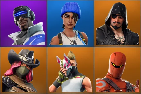 Blue Striker, Blue Team Leader, Blackheart, Calamity, Drift, Hybrid